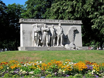 Monument aux fusillés lillois (1929), Lille.