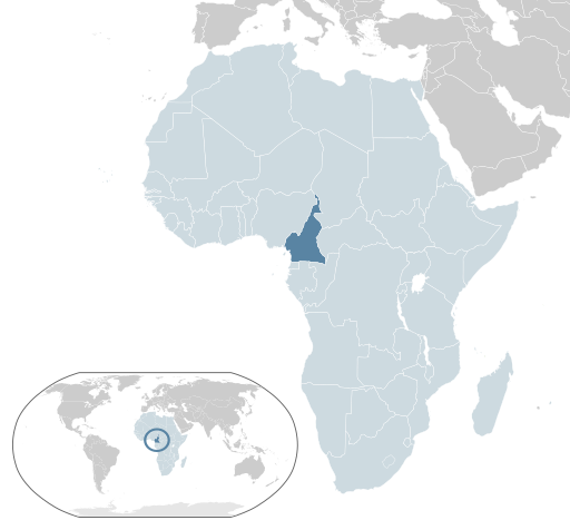 Location Cameroon AU Africa.svg