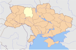 Polissia National University is located in Ukraine Zhytomyr Oblast (country map)