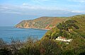 La baie de Lynmouth vue depuis Lynton.