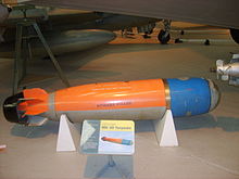 Mark 30 torpedo on display at DCAE Cosford. MK 30 Torpedo.jpg