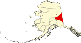 Census Area di Southeast Fairbanks – Localizzazione