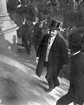 President McKinley arrives at the Temple of Music McKinley last photo.jpg