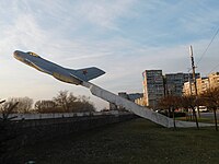 MiG-19 monument in Dnipro.jpg