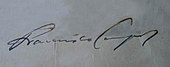 signature de Francisco Campos