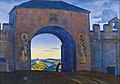 And We are Opening the Gates. From the «Sancta» Series. 1922. 739 × 1043 mm. International Centre of the Roerichs