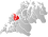 Lenvik markert med rødt på fylkeskartet