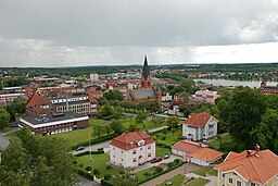 Nässjö med Runnerydsjön i bakgrunden.