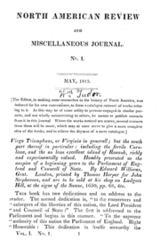 page de journal, datée de mai 1815, signature sous le titre