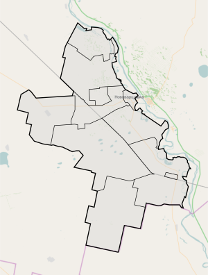 Нововаршавский район на карте
