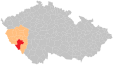 Správní obvod obce s rozšířenou působností Klatovy na mapě