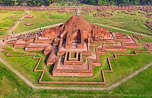 Inside Somapura Mahavihara. Photograph: Abdul Momin