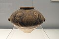 Pot with geometric lattice pattern; by Majiayao culture; 2600–2300 BC; painted potter; Shanghai Museum