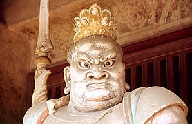 Estàtua del temple Shuanglin, a Pingyao.