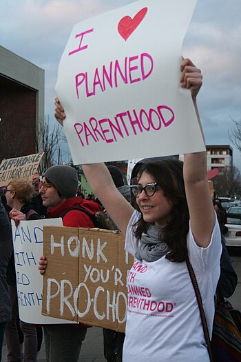 Supporters of Planned Parenthood