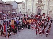 Cérémonie de la Quintana à Ascoli Piceno.