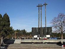 Monument and cemetery in Firlej where the Germans murdered around 15,000 Poles and Jews Radom, Pomnik Ofiar Faszyzmu - fotopolska.eu (305799).jpg