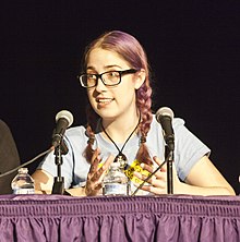 Watson speaking at NECSS 2011 Rebecca Watson NECSS 2011.jpg