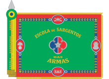 Reprodução do Estandarte-Distintivo da Escola de Sargentos das Armas - ESA de 1952