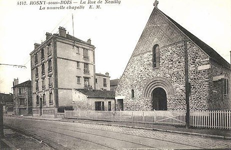 Rue de Neuilly et nouvelle chapelle.