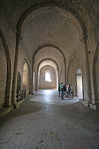 interiér kaple kláštera