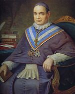 19th century oil painting of Anthony Mary Claret by Luis de Madrazo