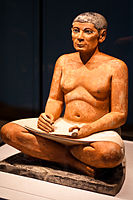 «Писар, що сидить», 2600—2350 до н. е. (IV або V династія), Стародавній Єгипет