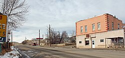 Colorado State Highway 12 as it passes through Segundo.