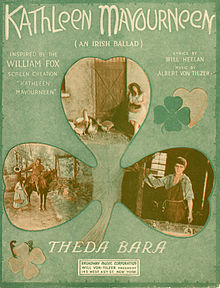 Sheet music cover - KATHLEEN MAVOURNEEN (1919).jpg