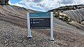 Sign for balancing rocks and summit