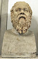 Socrate (470/469-399 a.C.), da originale ellenistico del 350-300 a.C. (collezione Albani).