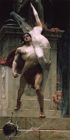 Àiax i Cassandra (1886), de Solomon Joseph Solomon