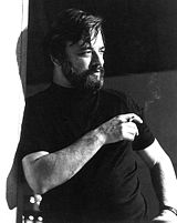 Lane collaborated with Stephen Sondheim in several of his projects Stephen Sondheim - smoking.JPG