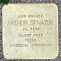 Stolperstein Birkenfeld Achtstraße 9 Arthur Senator