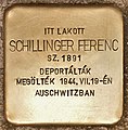 Schillinger Ferenc, Hegedűs Gyula utca 68.