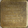Stolperstein für Isaac Baruch (Lotharstraße 40)