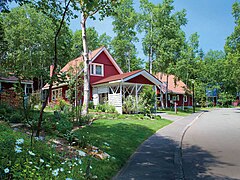 スウェーデンヒルズの北欧型住宅
