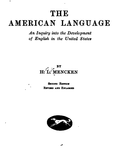 Miniatura para The American Language