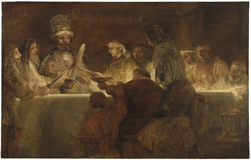 The Conspiracy of Claudius Civilis by Rembrandt