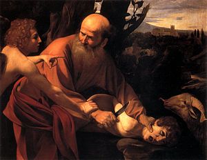 The Sacrifice of Isaac by Caravaggio, (1590-16...