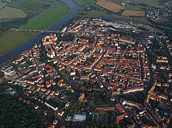 Pohled na okresní město Torgau