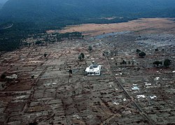 Verwüstung nach dem Tsunami 2004