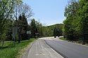 US Route 7 southbound entering New Ashford MA