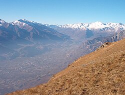 Panorama della valle.