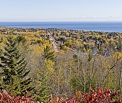 View of neighborhood from Hawk Ridge