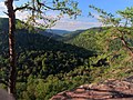 Millikan's Overlook dans le parc d'État de Fall Creek Falls.