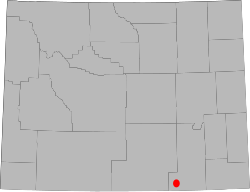 Distribución xeográfica en Wyoming