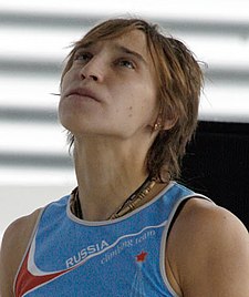 Julija Abramčuk v kvalifikaci SP 2010 v boulderingu ve Vídni