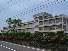 Yurihama town Hokumei junior high school.JPG