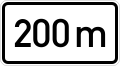 200 m ahead